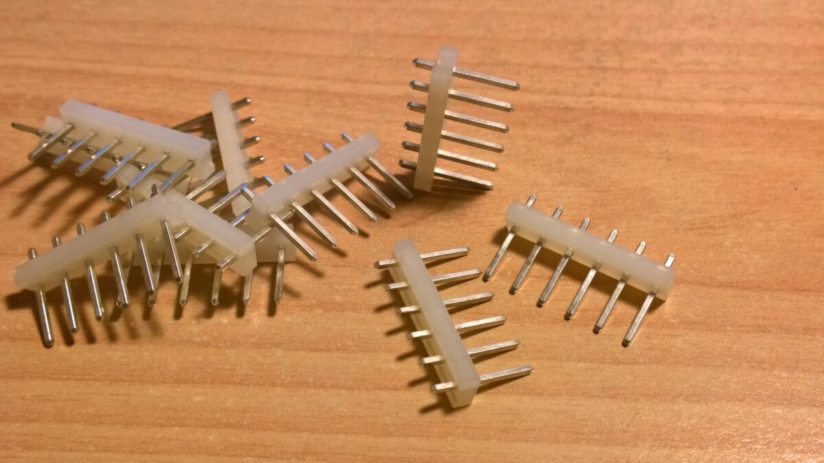 Lot De 4 Connecteurs Mâles Molex 14 Broches 0,156' Pour Flipper Bally, Williams, Gottlieb - Neufs